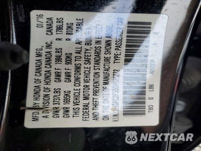 Zdjęcie 13 z 13 samochodu: 2016 HONDA CIVIC LX VIN:2HGFC2F55GH525272 - miniatura