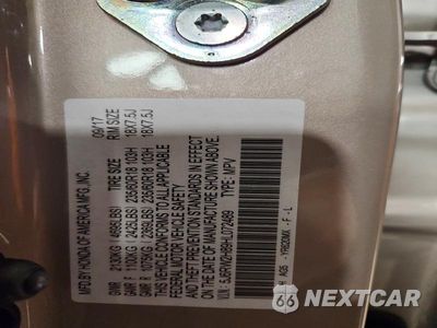Zdjęcie 13 z 13 samochodu: 2017 HONDA CR-V EXL VIN:5J6RW2H89HL072489 - miniatura