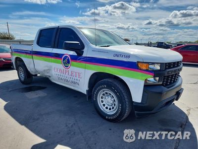 Czwarte zdjęcie samochodu z boku: 2021 CHEVROLET SILVERADO C1500 VIN:3GCPWAEF6MG357359 - miniatura