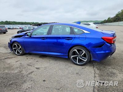 Drugie zdjęcie samochodu z przodu: 2019 HONDA ACCORD SPORT VIN:1HGCV1F33KA100128 - miniatura