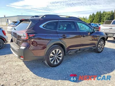 Trzecie zdjęcie samochodu z tyłu: 2025 SUBARU OUTBACK LIMITED VIN:4S4BTANC3S3263203 - miniatura