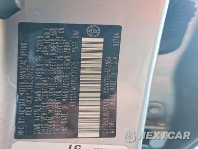 Zdjęcie 12 z 12 samochodu: 2023 TOYOTA CAMRY LE VIN:4T1C11AK1PU132375 - miniatura