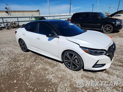 Czwarte zdjęcie samochodu z boku: 2023 NISSAN SENTRA SR VIN:3N1AB8DV2PY303447 - miniatura