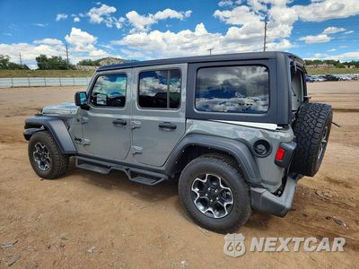 Drugie zdjęcie samochodu z przodu: 2022 JEEP WRANGLER UNLIMITED SPORT VIN:1C4HJXDG8NW167212 - miniatura