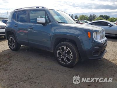 Czwarte zdjęcie samochodu z boku: 2017 JEEP RENEGADE LIMITED VIN:ZACCJBDB2HPE54192 - miniatura