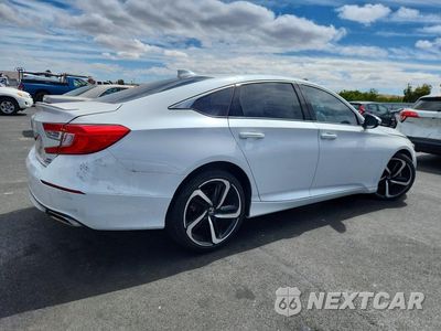Trzecie zdjęcie samochodu z tyłu: 2020 HONDA ACCORD SPORT VIN:1HGCV2F38LA000405 - miniatura