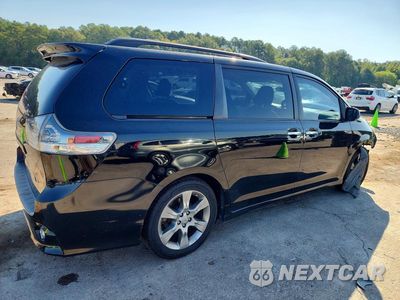 Trzecie zdjęcie samochodu z tyłu: 2014 TOYOTA SIENNA VIN:5TDXK3DC5ES498702 - miniatura