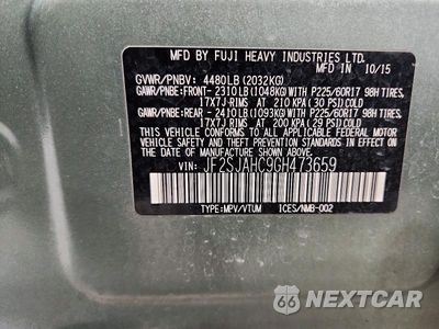Zdjęcie 12 z 12 samochodu: 2016 SUBARU FORESTER 2.5I LIMITED VIN:JF2SJAHC9GH473659 - miniatura