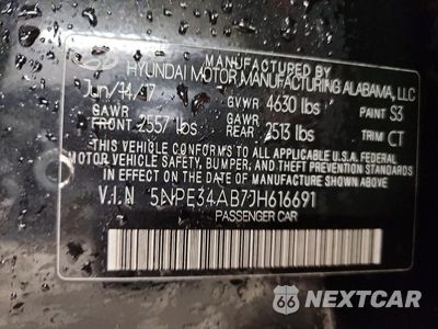 Zdjęcie 13 z 13 samochodu: 2018 HYUNDAI SONATA SPORT 2.0T VIN:5NPE34AB7JH616691 - miniatura