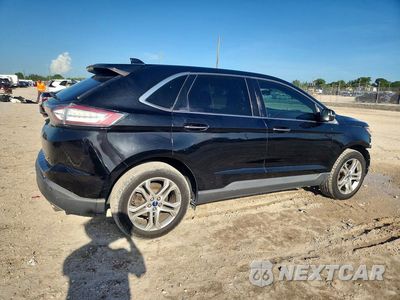 Trzecie zdjęcie samochodu z tyłu: 2018 FORD EDGE TITANIUM VIN:2FMPK3K90JBB06384 - miniatura