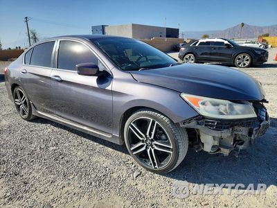 Czwarte zdjęcie samochodu z boku: 2017 HONDA ACCORD SPORT SPECIAL EDITION VIN:1HGCR2F18HA251421 - miniatura