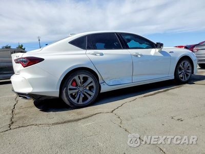 Trzecie zdjęcie samochodu z tyłu: 2021 ACURA TLX TECH A VIN:19UUB6F59MA010884 - miniatura