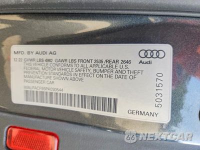 Zdjęcie 12 z 12 samochodu: 2023 AUDI A5 PREMIUM PLUS 45 VIN:WAUFACF55PA030544 - miniatura