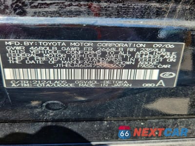 Zdjęcie 13 z 13 samochodu: 2007 LEXUS ES 350 VIN:JTHBJ46G472053637 - miniatura