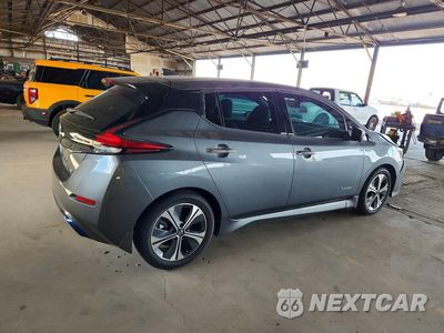 Trzecie zdjęcie samochodu z tyłu: 2018 NISSAN LEAF SL VIN:1N4AZ1CP3JC313624 - miniatura