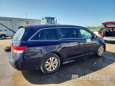Trzecie zdjęcie samochodu z tyłu: 2014 HONDA ODYSSEY EXL VIN:5FNRL5H60EB099223 - miniatura
