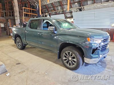 Czwarte zdjęcie samochodu z boku: 2025 CHEVROLET SILVERADO K1500 LT VIN:1GCPKDEK0SZ182856 - miniatura