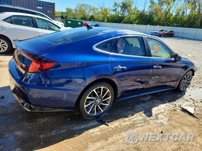 Trzecie zdjęcie samochodu z tyłu: 2020 HYUNDAI SONATA LIMITED VIN:5NPEH4J2XLH014808 - miniatura