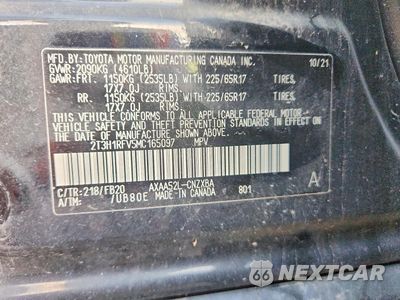 Zdjęcie 12 z 12 samochodu: 2021 TOYOTA RAV4 LE VIN:2T3H1RFV5MC165097 - miniatura