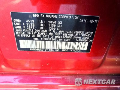 Zdjęcie 13 z 13 samochodu: 2018 SUBARU LEGACY SPORT VIN:4S3BNAS65J3011609 - miniatura
