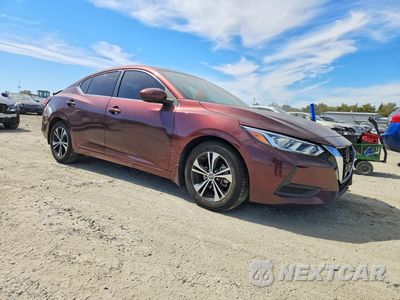 Czwarte zdjęcie samochodu z boku: 2021 NISSAN SENTRA SV VIN:3N1AB8CV7MY288859 - miniatura