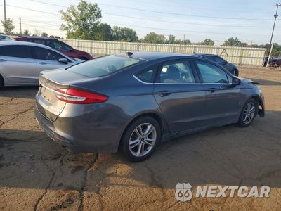 Trzecie zdjęcie samochodu z tyłu: 2018 FORD FUSION SE VIN:3FA6P0HD5JR255196 - miniatura