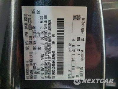 Zdjęcie 13 z 13 samochodu: 2017 FORD ESCAPE SE VIN:1FMCU0GD3HUB58052 - miniatura