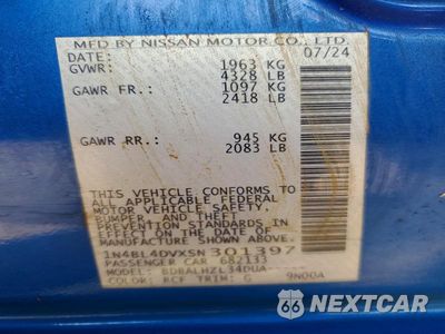 Zdjęcie 12 z 12 samochodu: 2025 NISSAN ALTIMA SV VIN:1N4BL4DVXSN301397 - miniatura