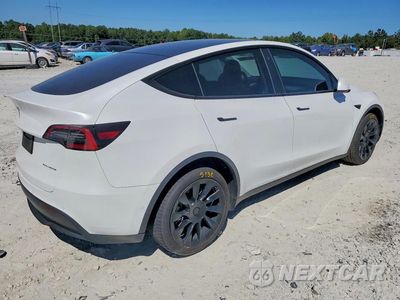 Trzecie zdjęcie samochodu z tyłu: 2022 TESLA MODEL Y VIN:7SAYGDEE5NF385822 - miniatura