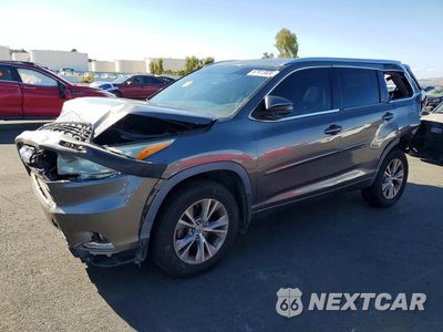 2015 TOYOTA HIGHLANDER XLE 5TDJKRFH3FS122244 - główne zdjęcie licytacji z USA - miniatura