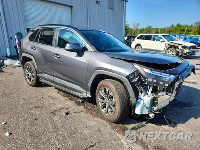 Czwarte zdjęcie samochodu z boku: 2022 TOYOTA RAV4 XLE PREMIUM VIN:4T3B6RFV5NU092014 - miniatura