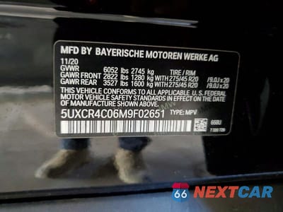 Zdjęcie 13 z 13 samochodu: 2021 BMW X5 SDRIVE 40I VIN:5UXCR4C06M9F02651 - miniatura