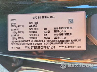 Zdjęcie 13 z 13 samochodu: 2023 TESLA MODEL 3 VIN:5YJ3E1EC0PF631530 - miniatura