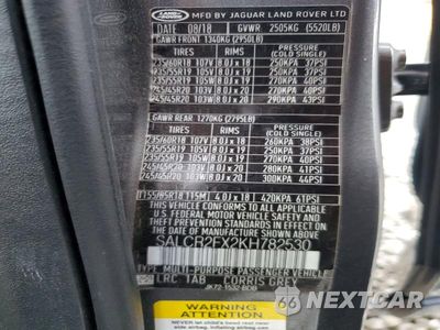 Zdjęcie 13 z 13 samochodu: 2019 LAND ROVER DISCOVERY SPORT HSE VIN:SALCR2FX2KH782530 - miniatura