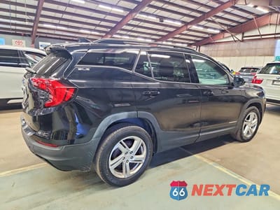 Trzecie zdjęcie samochodu z tyłu: 2018 GMC TERRAIN SLE VIN:3GKALTEV3JL152753 - miniatura