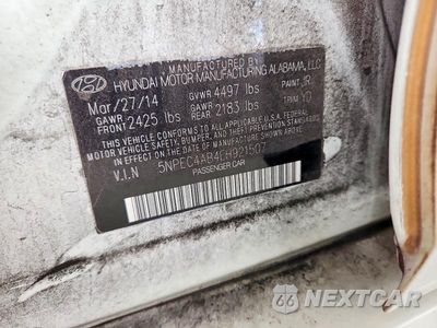 Zdjęcie 12 z 12 samochodu: 2014 HYUNDAI SONATA LIMITED 2.0T VIN:5NPEC4AB4EH921507 - miniatura