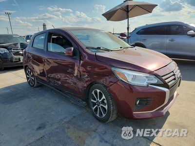 Czwarte zdjęcie samochodu z boku: 2022 MITSUBISHI MIRAGE SE VIN:ML32AWHJ0NH005197 - miniatura