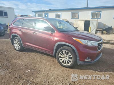 Czwarte zdjęcie samochodu z boku: 2015 TOYOTA HIGHLANDER HYBRID LIMITED PLATINUM VIN:5TDDCRFH2FS007337 - miniatura