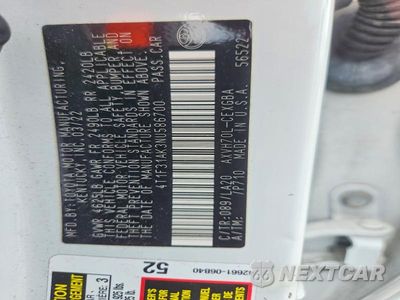 Zdjęcie 12 z 12 samochodu: 2022 TOYOTA CAMRY XLE VIN:4T1F31AK3NU586700 - miniatura