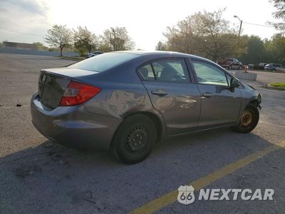 Trzecie zdjęcie samochodu z tyłu: 2012 HONDA CIVIC LX VIN:19XFB2F5XCE092409 - miniatura
