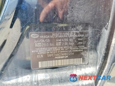 Zdjęcie 12 z 12 samochodu: 2010 HYUNDAI SONATA GLS VIN:5NPET4AC7AH603254 - miniatura