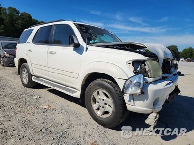Czwarte zdjęcie samochodu z boku: 2002 TOYOTA SEQUOIA LIMITED VIN:5TDZT38A82S071850 - miniatura