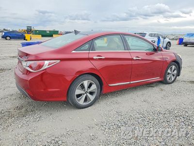 Trzecie zdjęcie samochodu z tyłu: 2011 HYUNDAI SONATA HYBRID VIN:KMHEC4A41BA015640 - miniatura