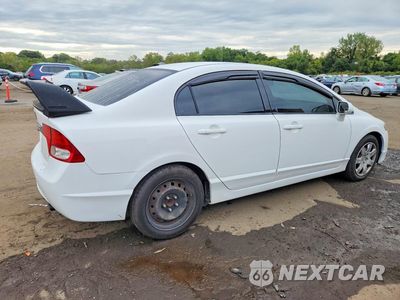 Trzecie zdjęcie samochodu z tyłu: 2010 HONDA CIVIC LX VIN:2HGFA1F59AH581691 - miniatura