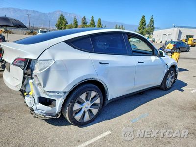 Trzecie zdjęcie samochodu z tyłu: 2022 TESLA MODEL Y VIN:7SAYGDEE6NF445848 - miniatura