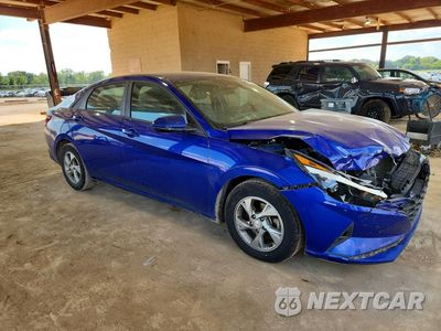 Czwarte zdjęcie samochodu z boku: 2022 HYUNDAI ELANTRA SE VIN:KMHLL4AG3NU329245 - miniatura