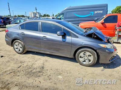 Czwarte zdjęcie samochodu z boku: 2013 HONDA CIVIC LX VIN:19XFB2F59DE242074 - miniatura
