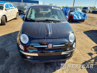 Piąte zdjęcie samochodu w środku: 2012 FIAT 500 LOUNGE VIN:3C3CFFCR1CT287420 - miniatura