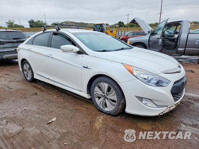 Czwarte zdjęcie samochodu z boku: 2013 HYUNDAI SONATA HYBRID VIN:KMHEC4A44DA101530 - miniatura