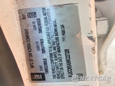 Zdjęcie 12 z 12 samochodu: 2021 CHEVROLET SPARK 1LT VIN:KL8CD6SA9MC227226 - miniatura